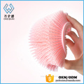 Personalized colorful siliocne hair brush for kids